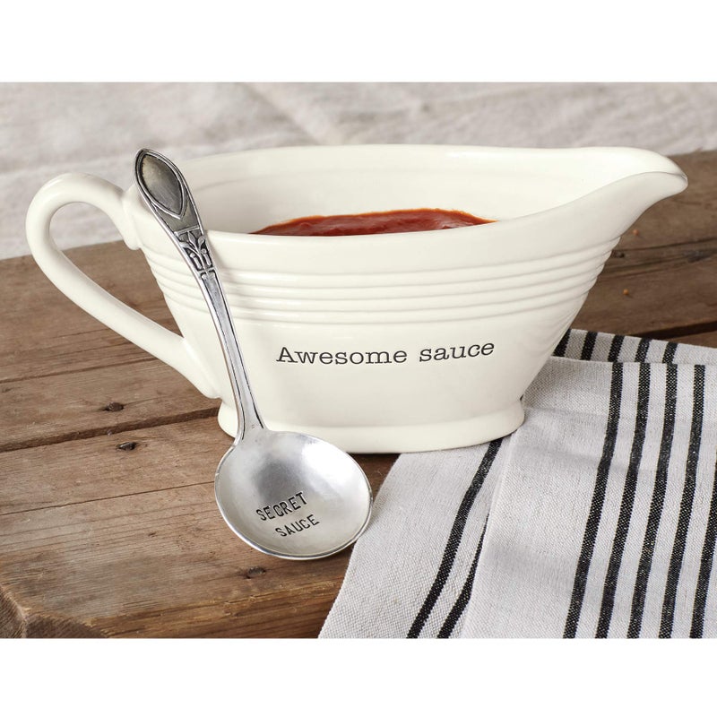 Mud Pie Circa Gravy Boat Sets (Awesome Sauce Set) - Image 2